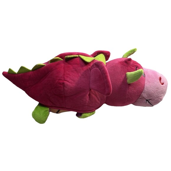 Flip A Zoo Plush Daphne Dragon flips to Thea Unicorn Huggable, Lovable Toy - Picture 4 of 14